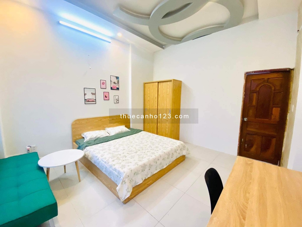 Căn 1 phòng ngủ riêng, bancon siêu to, ngay cầu Nguyễn Văn Cừ - quận 8 - 8tr5