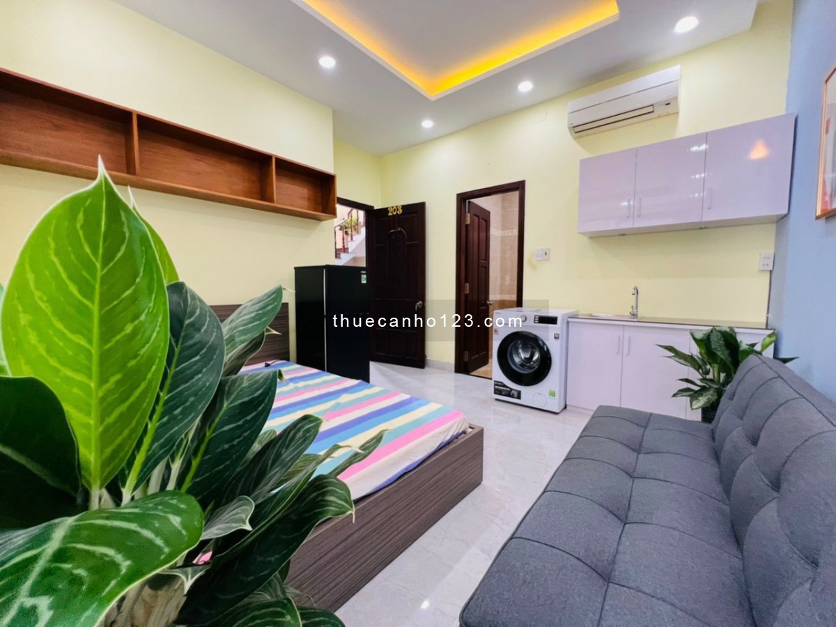 Hệ thống căn hộ 2 pn cho thuê giá rẻ ngay ngã tư Phú Nhuận, DT 55m2, giá 7tr8, full nội thất