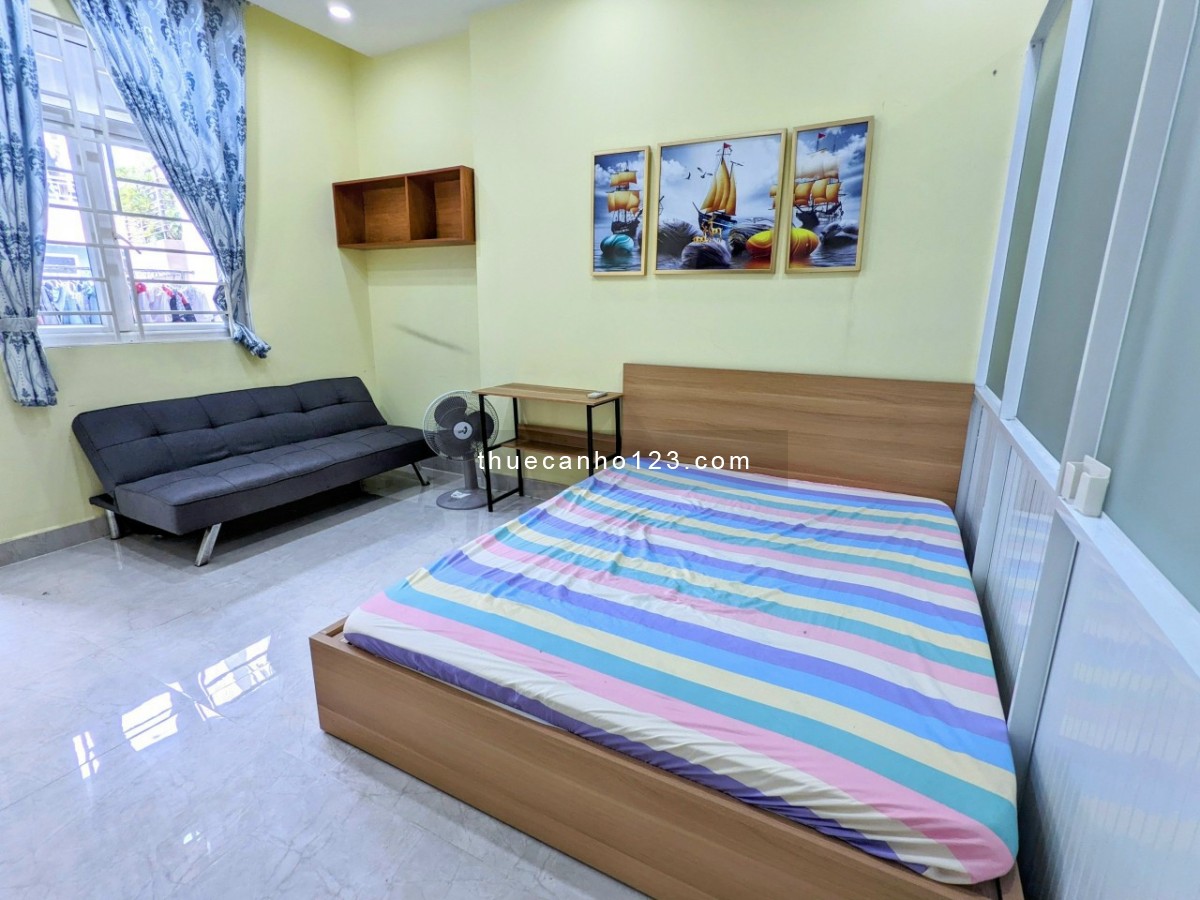 Hệ thống căn hộ 2 pn cho thuê giá rẻ ngay ngã tư Phú Nhuận, DT 55m2, giá 7tr8, full nội thất