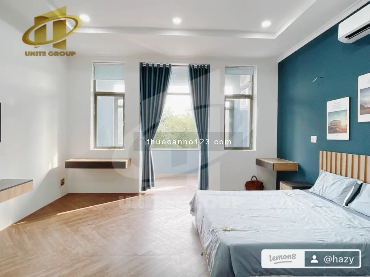 Cho thuê căn hộ dịch vụ 1 phòng ngủ - Ban công - Ngay mặt tiền - TTTM - KDC - Quận 7