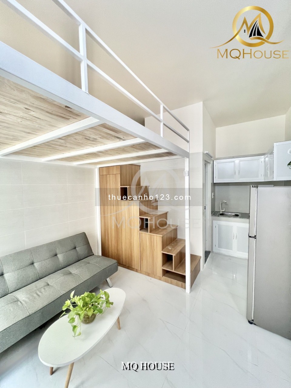 Căn Hộ Duplex Gác Ban Công FULL Nội Thất Mới 100% - Bình Thạnh - Tiện Nghi