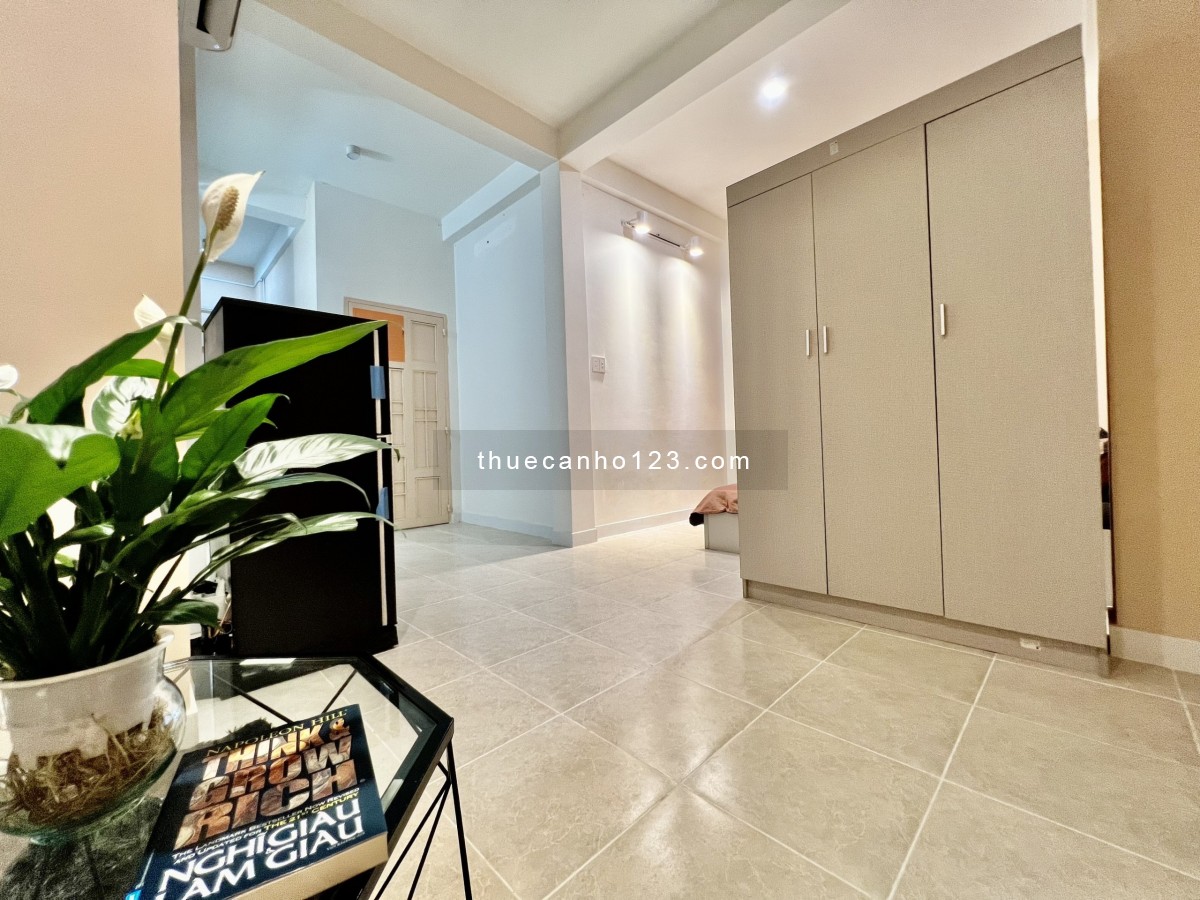 Studio full NT 40m2 ngay trung tâm quận 4 gần cầu Camet, ĐH Luật, ĐH NTT sát bên quận 1, 7tr5