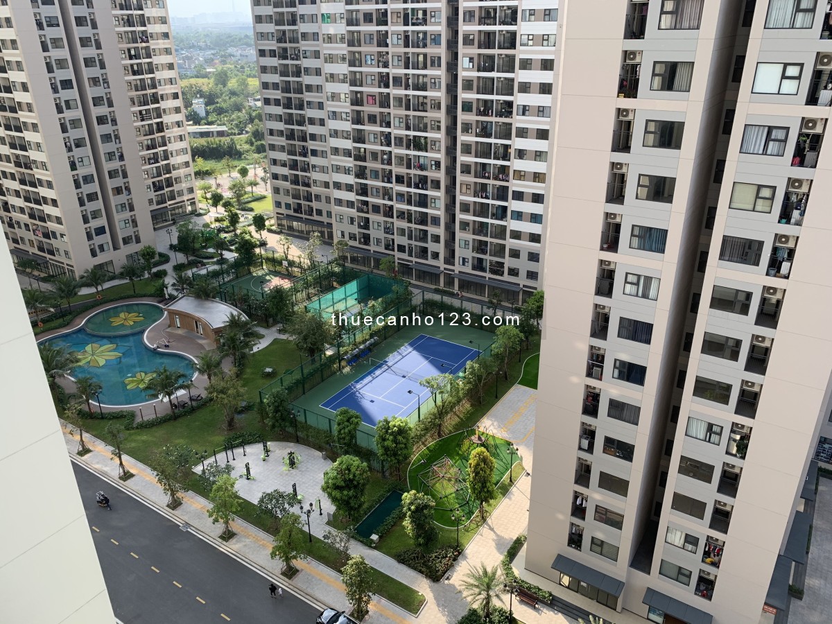 Căn hộ Vinhomes 2 pn 2 wc full đồ gỗ, tủ lạnh giá chỉ 7tr/tháng