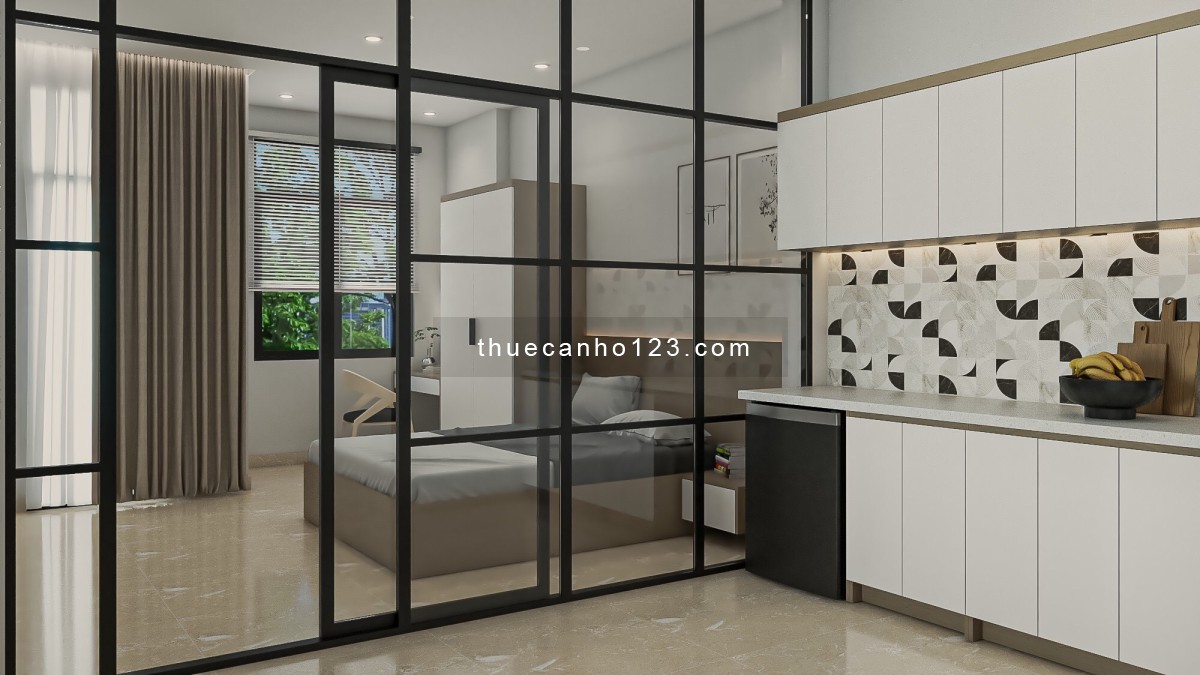 Cho thuê căn hộ dịch vụ Q1, gần chợ Tân Định, thảo cầm viên, công viên Lê văn tám, giá 7tr5/tháng