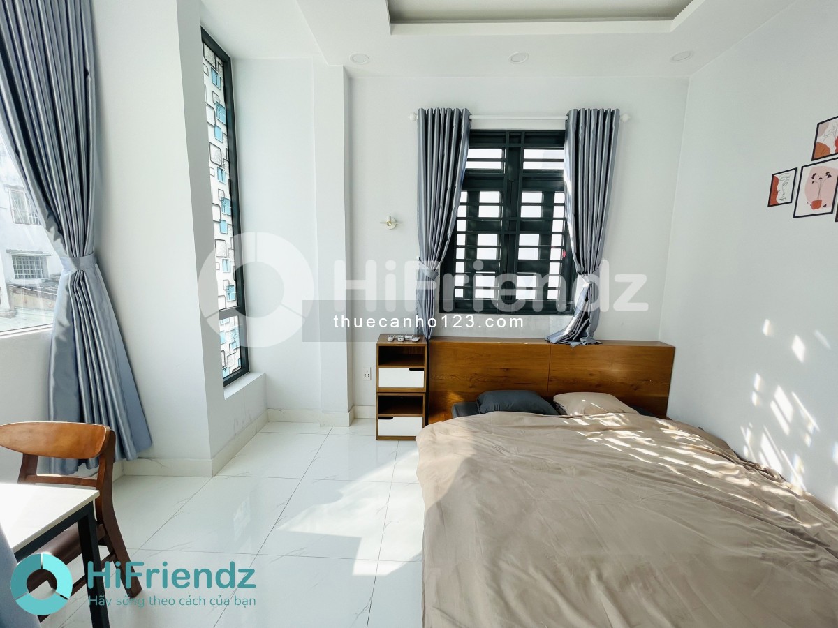 Khai trương căn hộ ngay ngã 4 Lý Thương Kiệt - Bảy Hiền giá tốt chỉ 5tr5 - dt rộng  28m2 1 pn 1 wc