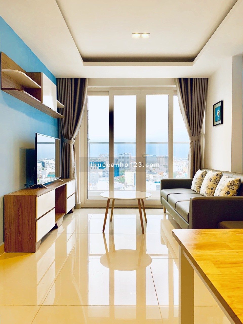 Cho thuê căn hộ Sky Center 74m²- 2 pn - full nội thất - Q.Tân Bình. LH: 0702082589 - Kiều