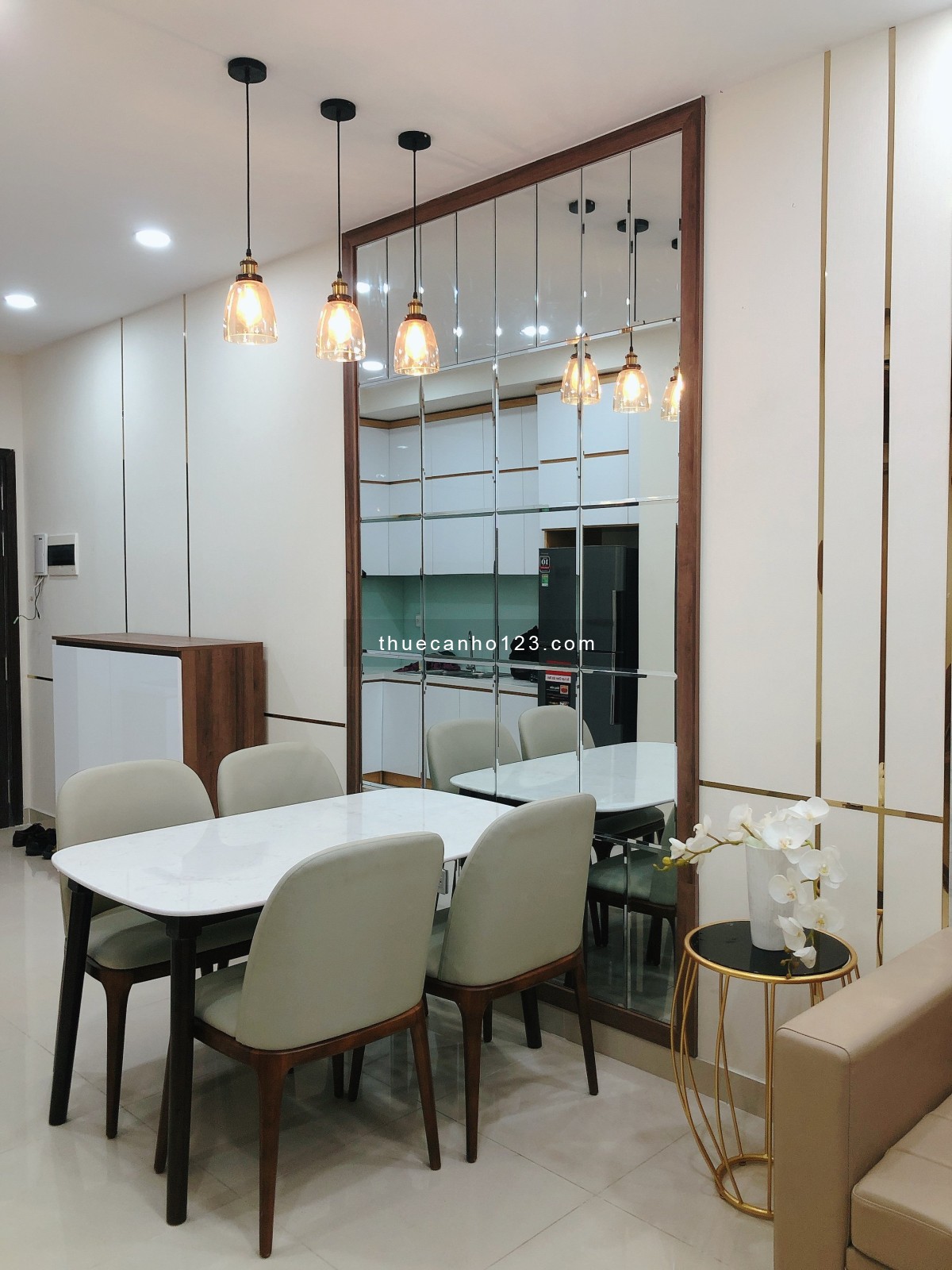 Thuê The Sun Avenue 1 + 1 pn - 56m2 - Full nt hịn 17tr