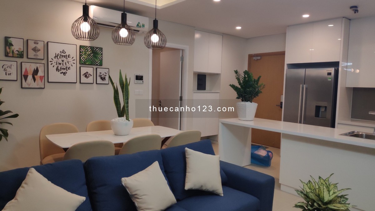 Cho thuê 2 pn thuê nhanh tầng cao thoáng mát nội nội thất mới Đảo Kim Cương