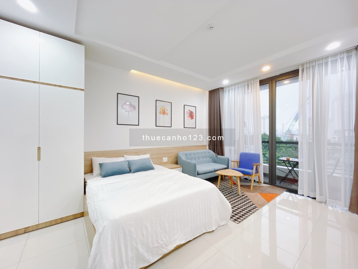 1PN/Studio/Penhouse bancong full NT máy giặt riêng view kênh tẻ gần ĐH NTT, ĐH Luật, Lotte quận 7