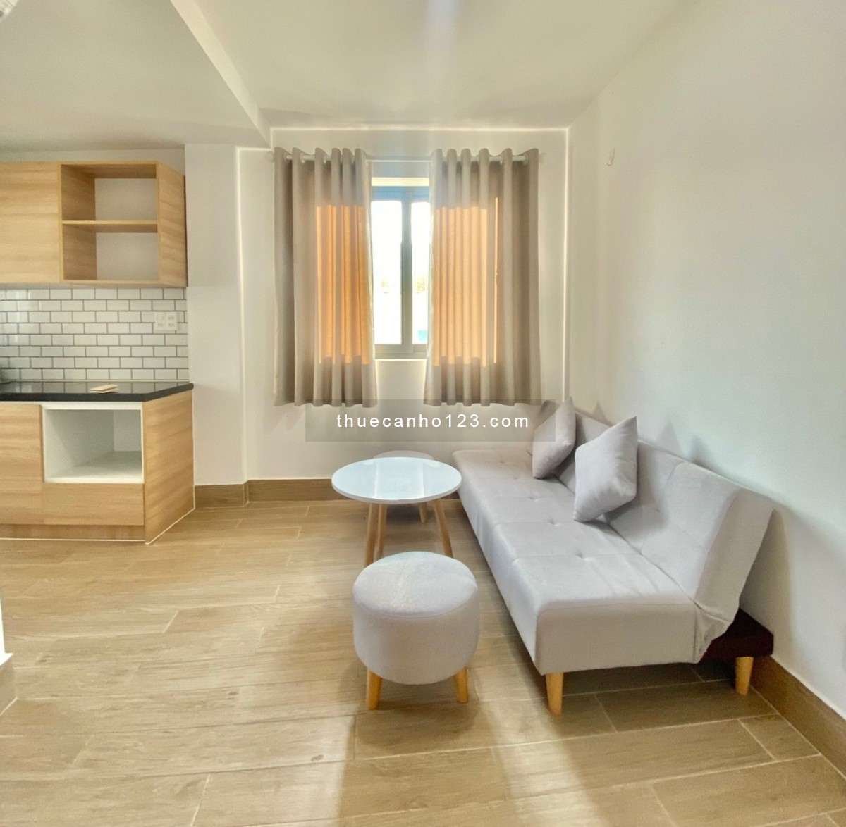 Căn hộ cho thuê tại quận 7 dạng 1 phòng ngủ riêng gần Lotte, giá 8 triệu