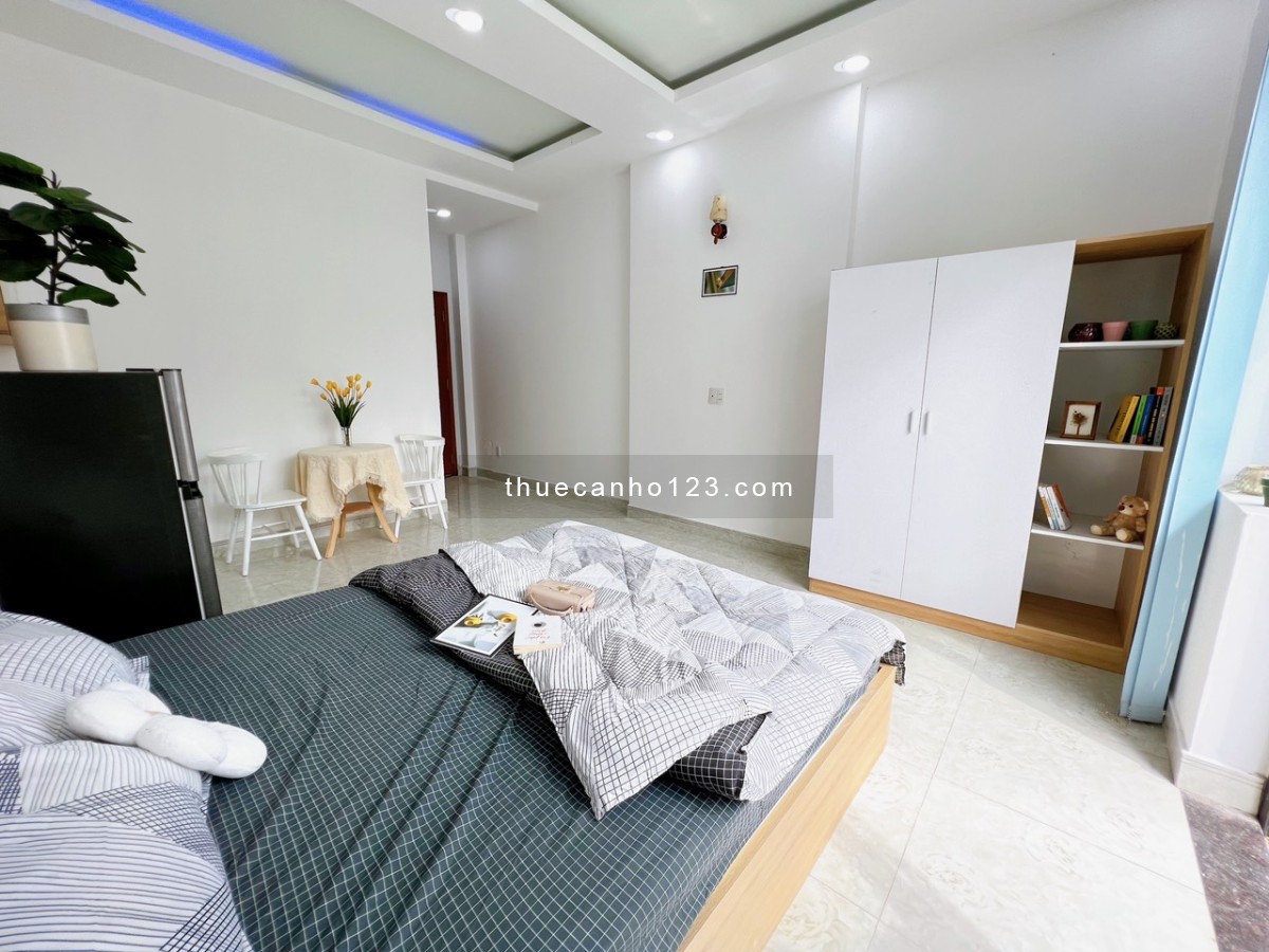 Cho Thuê Căn Hộ Full Nội Thất Ban Công Cửa Sổ, Ngay Nhất Chi Mai Tân Bình