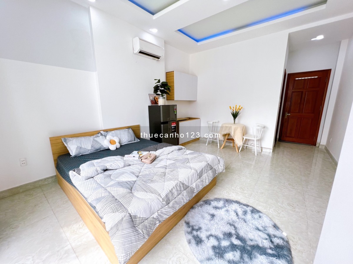 Cho Thuê Căn Hộ Full Nội Thất Ban Công Cửa Sổ, Ngay Nhất Chi Mai Tân Bình