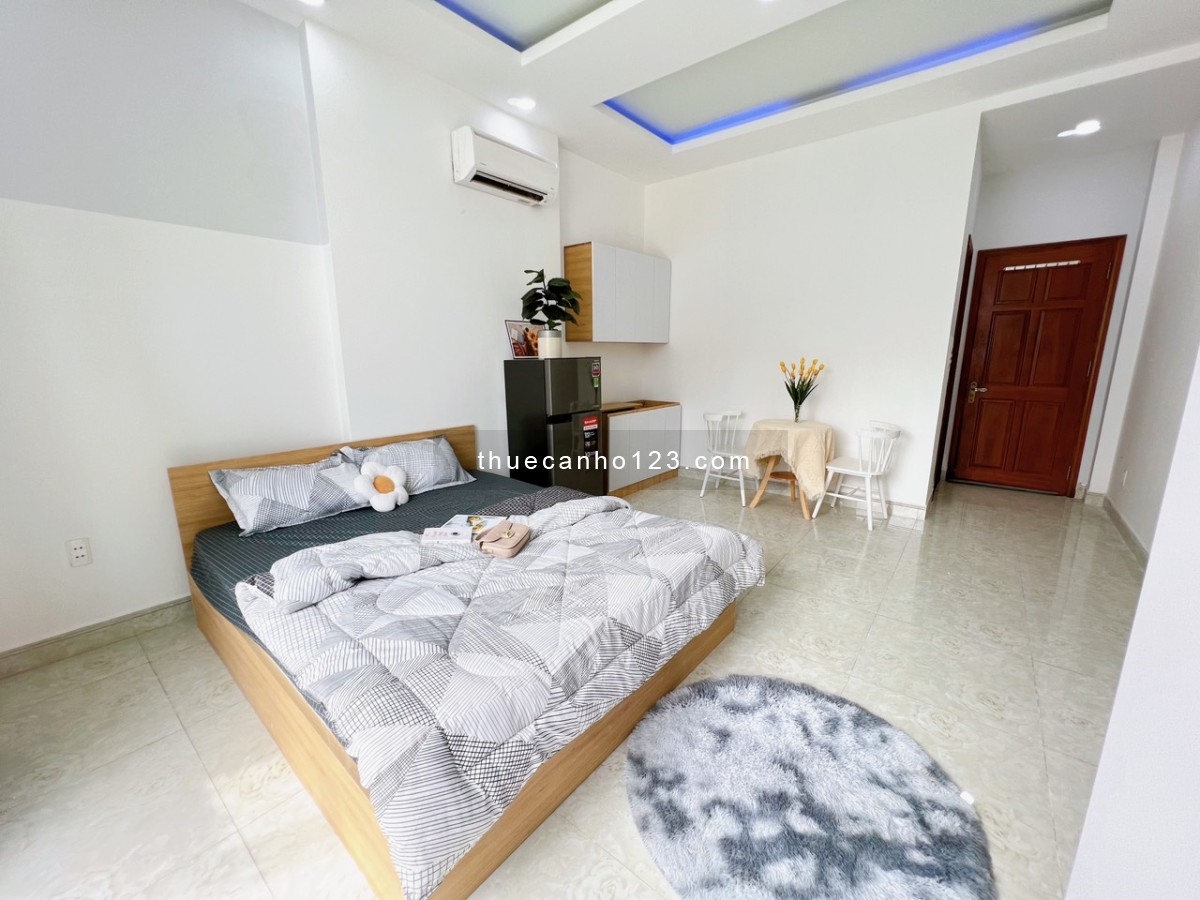 Cho Thuê Căn Hộ Full Nội Thất Ban Công Cửa Sổ, Ngay Nhất Chi Mai Tân Bình