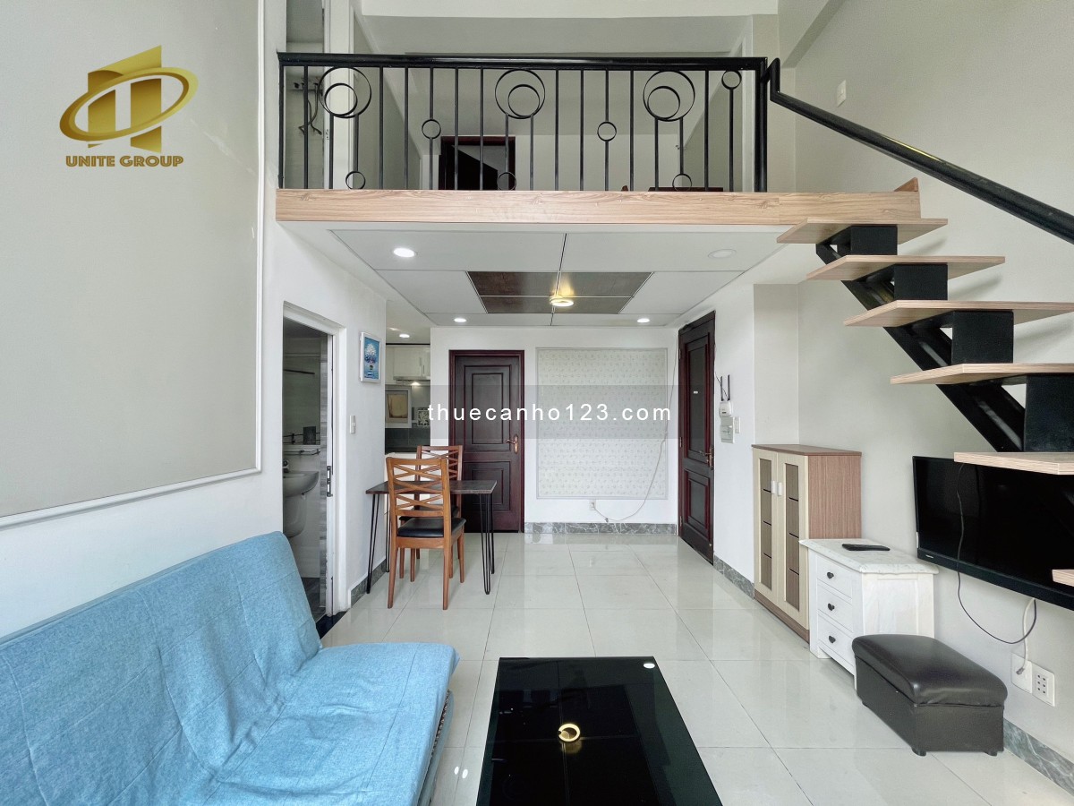 Căn hộ studio duplex 2 phòng ngủ máy giặt riêng TDT RMIT Lotte quận 7