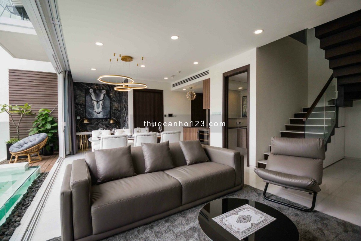 Cho thuê căn hộ Duplex có hồ bơi riêng đẳng cấp tại Serenity Sky Villa Quận 3 - giá $3,500 = 82tr