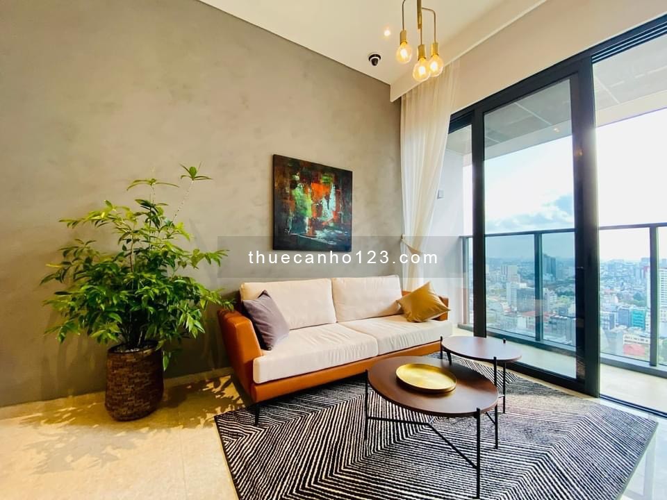 Cho thuê căn hộ 3 pn thiết kế đẹp - 110m2, giá chỉ 85.5tr tại The Marq Quận 1