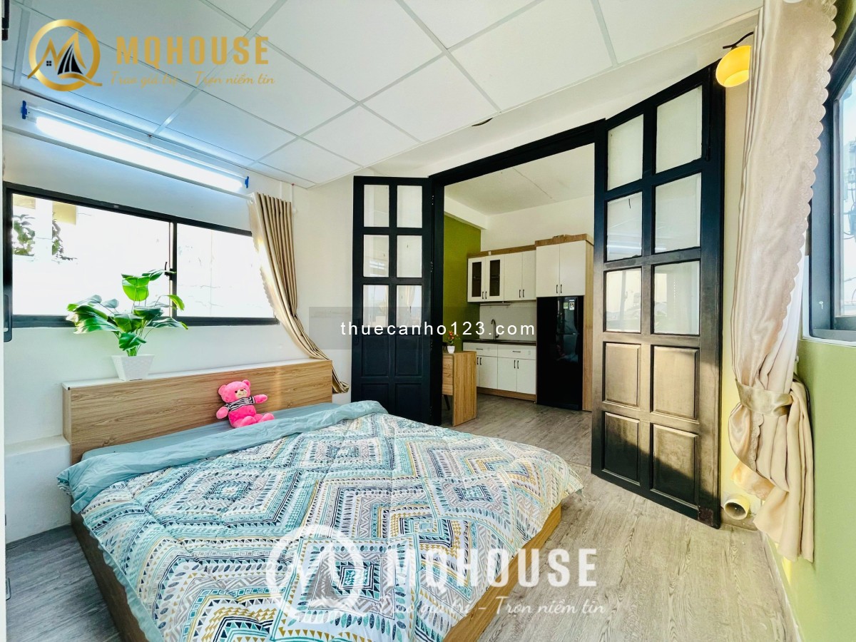Cho thuê căn hộ phòng ngủ riêng tách bếp ngay lottemart GÒ VẤP - view penthouse cực chill