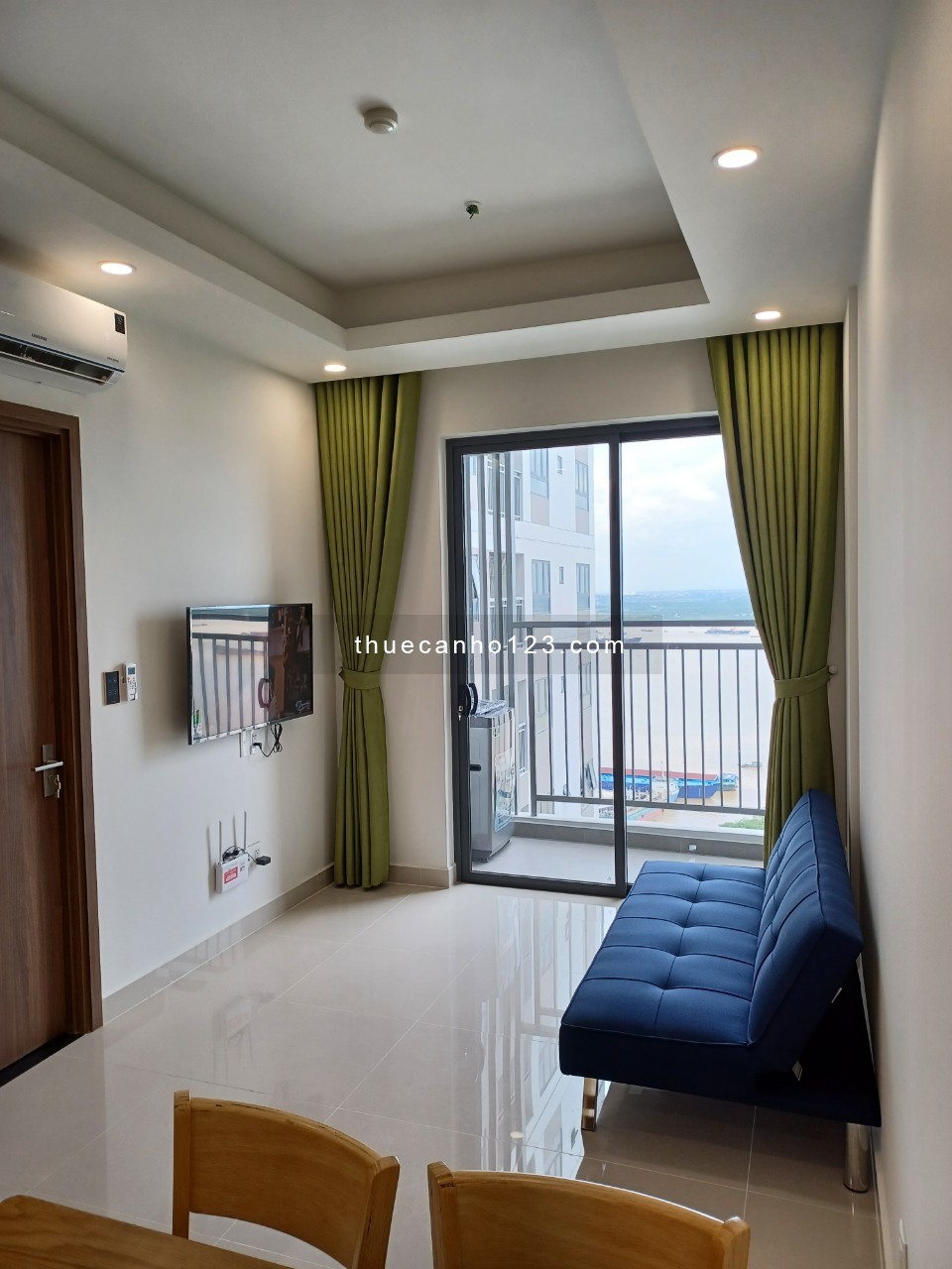 Nhà mới cần cho thuê 1PN 1WC 53m2 Full nội thất tại Q7 Saigon Riverside giá 11tr/tháng