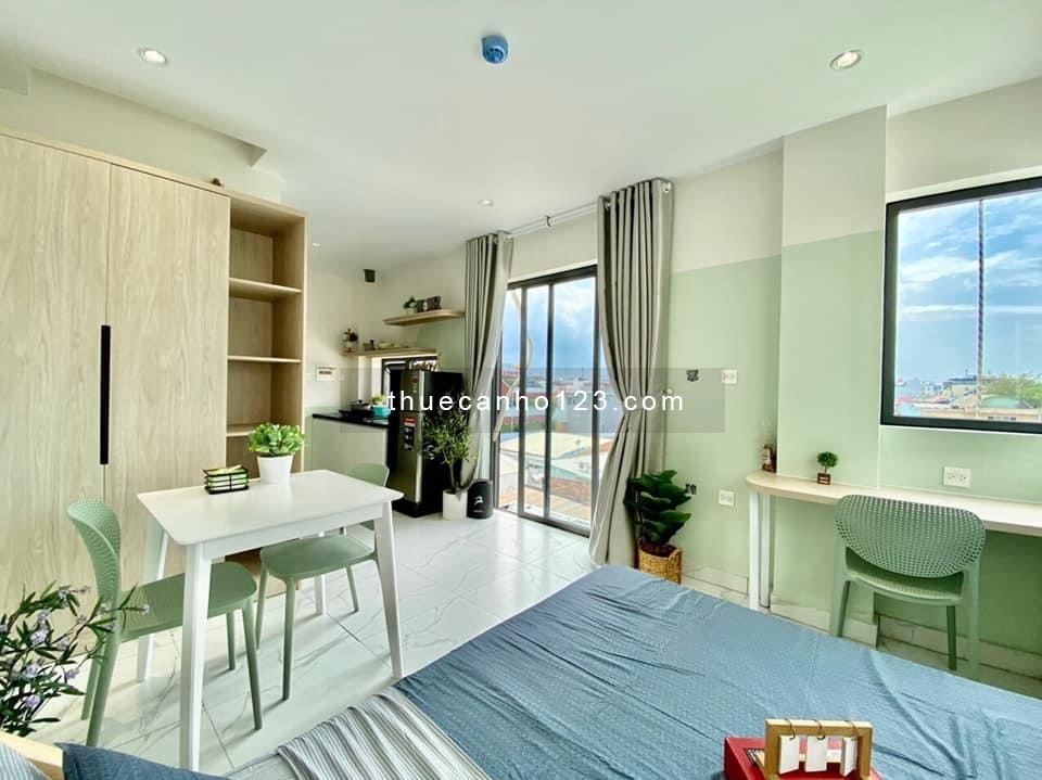 Studio full nội thất bancol thoáng giá yêu thương, 27m2 1 pn 1 wc