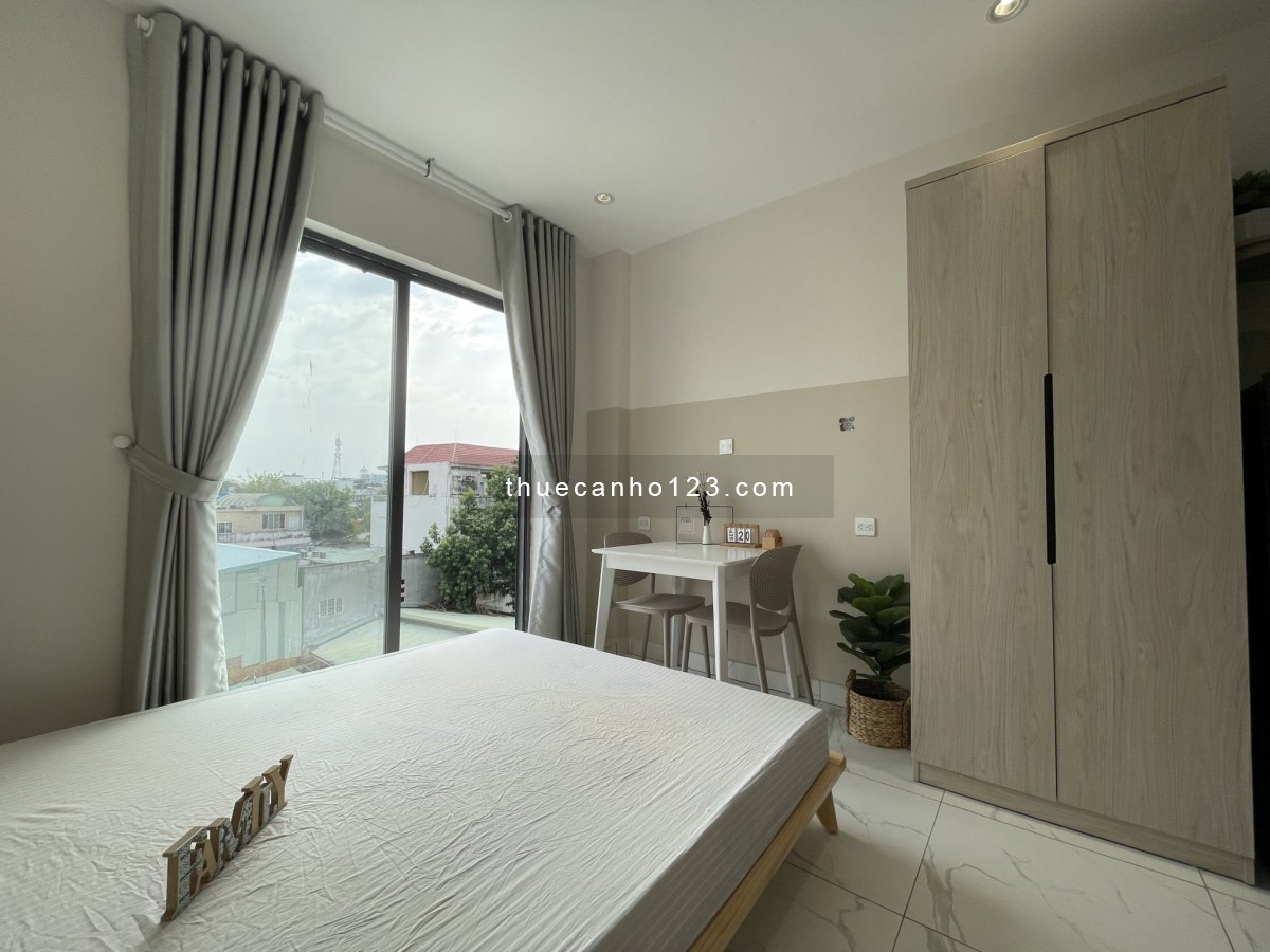 Studio full nội thất bancol thoáng giá yêu thương, 27m2 1 pn 1 wc