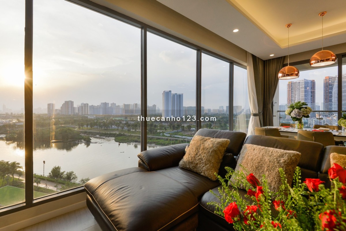 Cho thuê căn 3PN Đảo Kim Cương - nội thất sang trọng view sông SG - giá chỉ 45 triệu/tháng