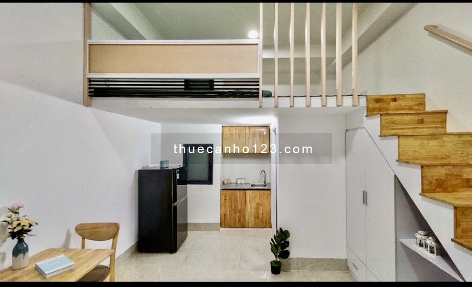 Căn hộ Duplex Cao cấp full nội thất chỉ 6,2tr ngay Ngã Tư Hàng Xanh - Nguyễn Gia Trí, Q. Bình Thạnh