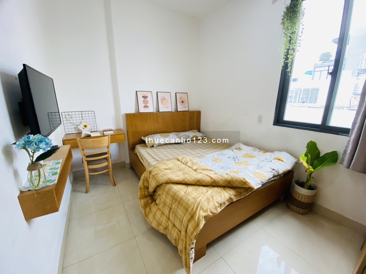 Hệ thống căn hộ 1pn balcony full nt gần Chợ Bà Chiểu