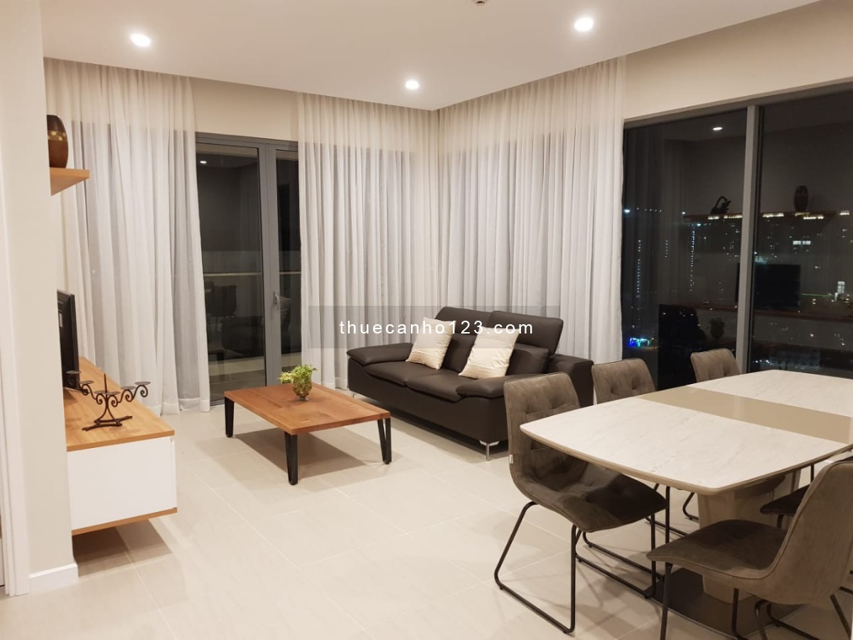 Cho thuê 3PN Đảo Kim Cương 118m2, 2 view sang xịn, vừa nhìn nội khu vừa ngắm được sông, giá 40tr bp