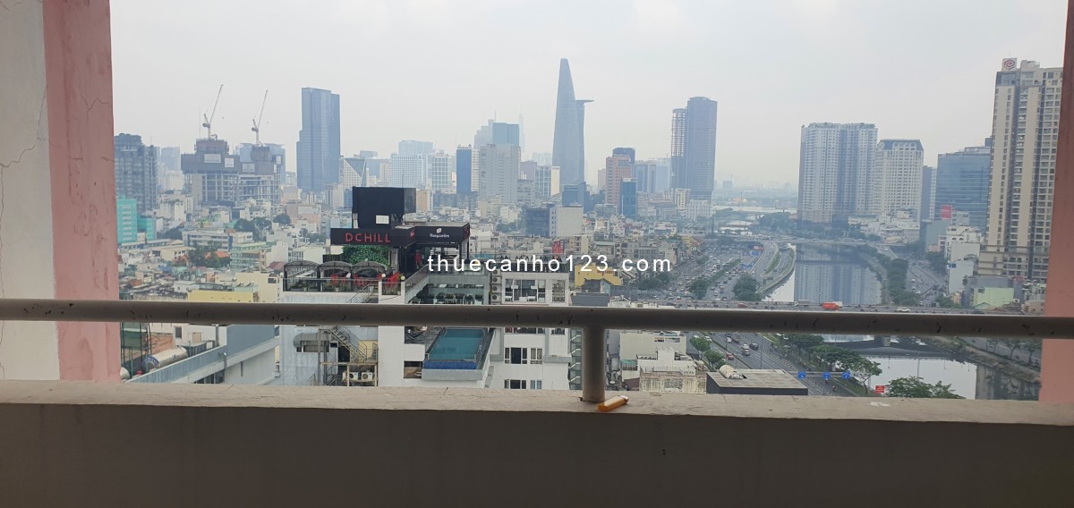 Cho thuê Central Garden q1 - ngay chợ nga - 2pn 2wc 80m2 - full thất 12tr - view cực kì đẹp nhà mới