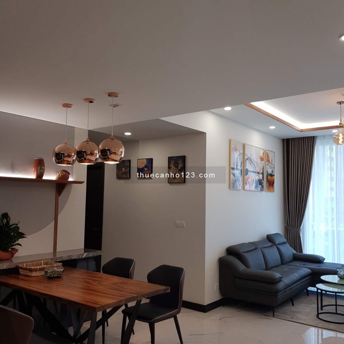 Cho thuê căn hộ Full Nội thất cao cấp_2PN_93m2_Empire City Quận 2_Giá 35tr