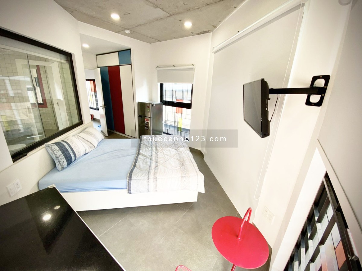 Cho thuê căn hộ dịch vụ ở Nguyễn Thái Bình, Quận 1, full nội thất như hình.