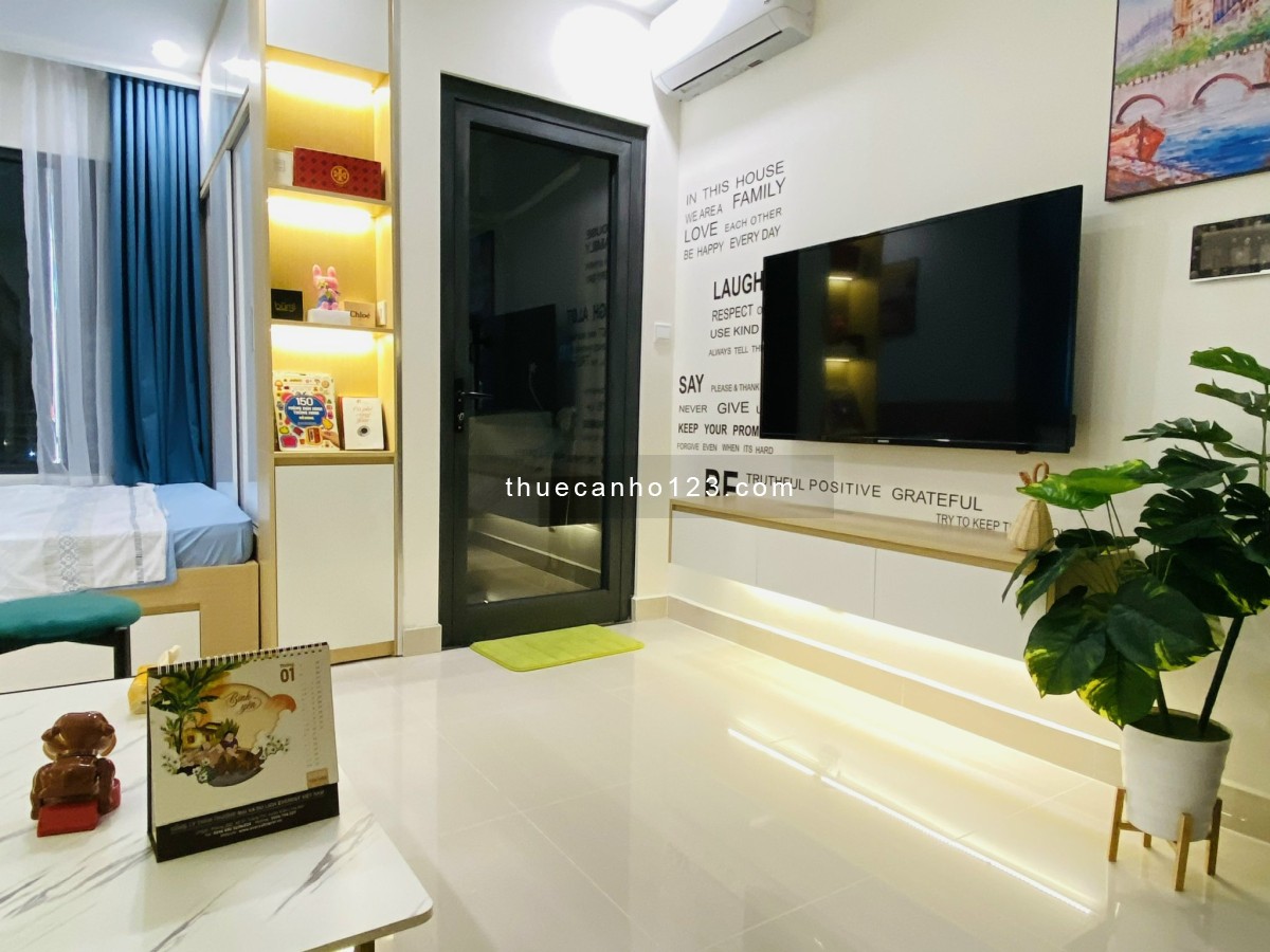 Cho thuê căn hộ Studio Full đồ, nội thất xịn xò nhất Vinhomes Smart City, giá tốt 7.5tr/1 tháng