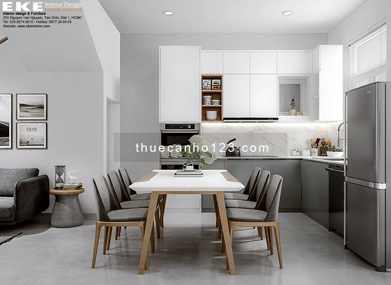 Cho thuê căn hộ cao cấp Newton Residence 90m2, 3PN, 2WC, Full NT Cao Cấp Giá Thật Nhà Thật: 21 tr