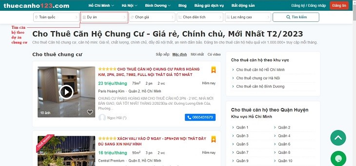 Cho thuê căn hộ chung cư The Albany Cho thuê căn hộ chung cư The Albany