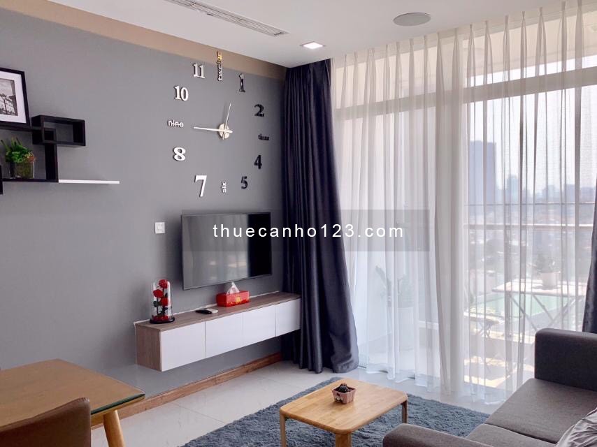 CHO THUÊ 1PN FULL NT ĐẸP, VINHOMES CENTRAL PARK, Q BT, DT 53M2, VIEW THOÁNG