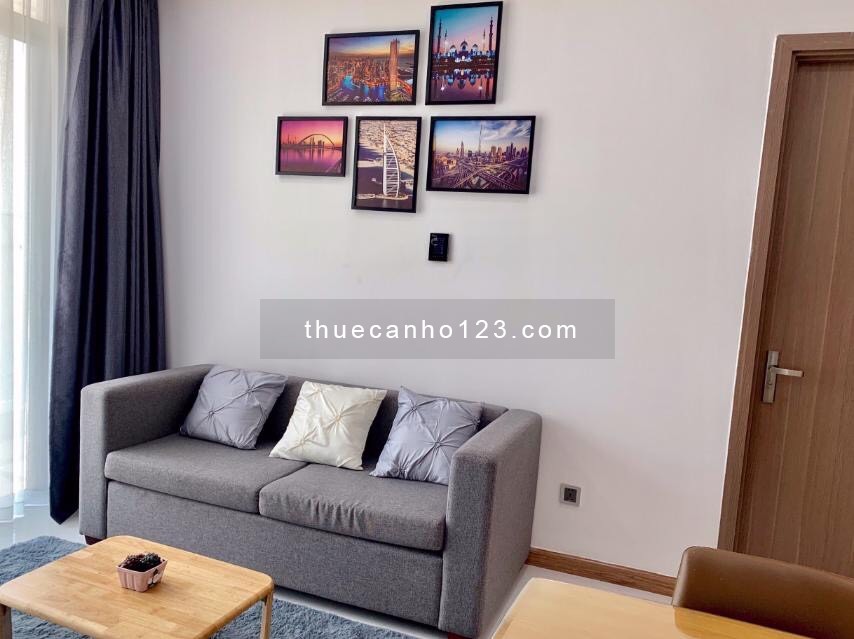 CHO THUÊ 1PN FULL NT ĐẸP, VINHOMES CENTRAL PARK, Q BT, DT 53M2, VIEW THOÁNG