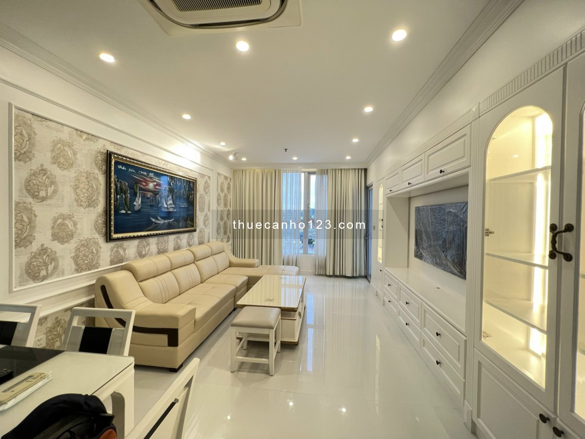 Cho thuê căn hộ cao cấp Léman Luxury Apartments 76m2, 2PN, 2WC, Full nội thất cao cấp. Giá: 24 tr/th