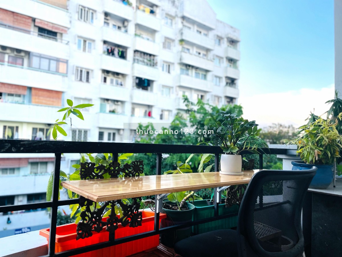 Căn hộ có balcon, máy giặt riêng full NT Trần Nhật Duật p.Tân Định q1, gần chợ Tân Định, nhà thờ TĐ