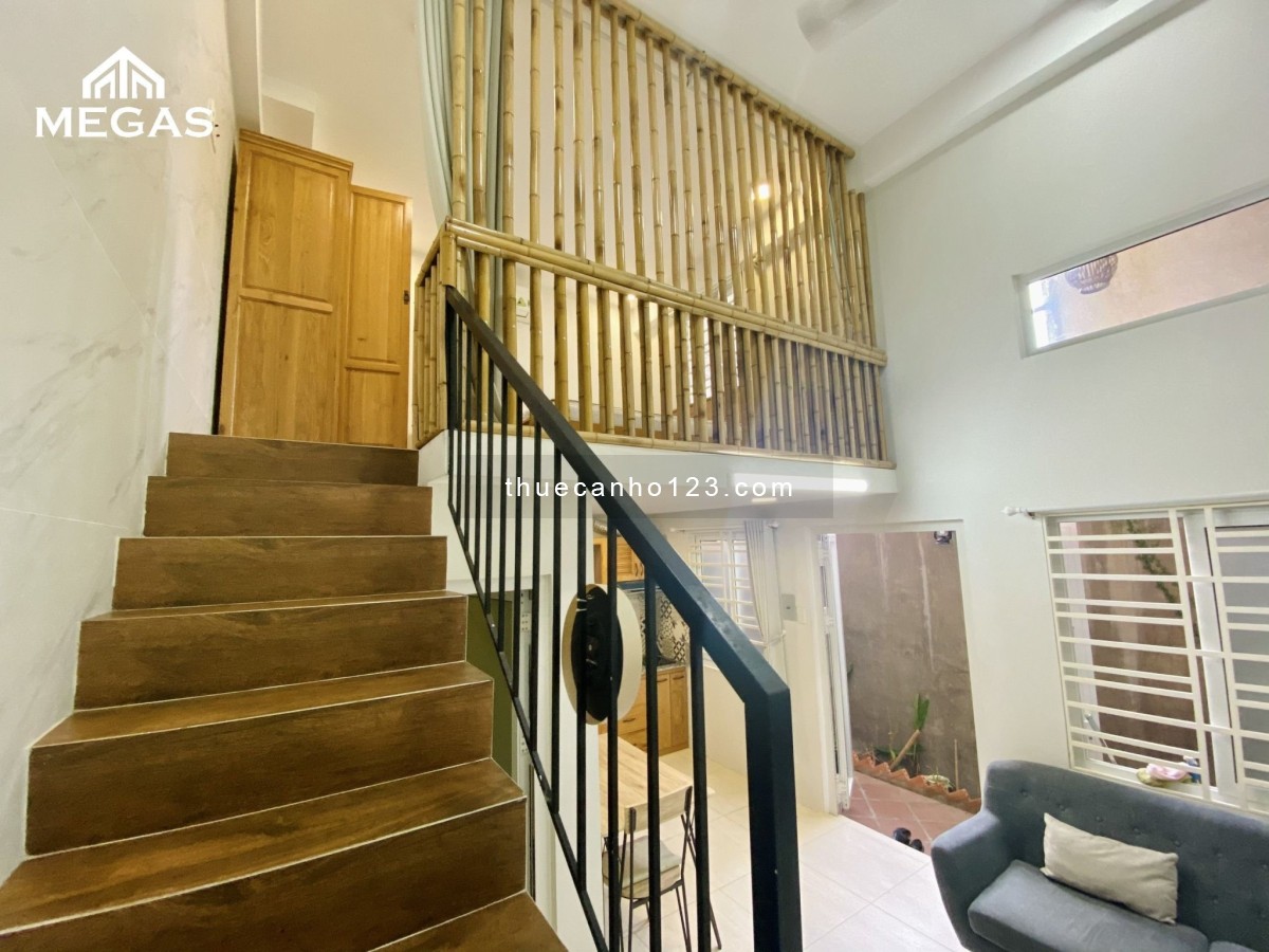 Căn hộ 1 trệt 1 lầu Full nội thất ngay Trần Não gần Cầu Sài Gòn - Quận 2