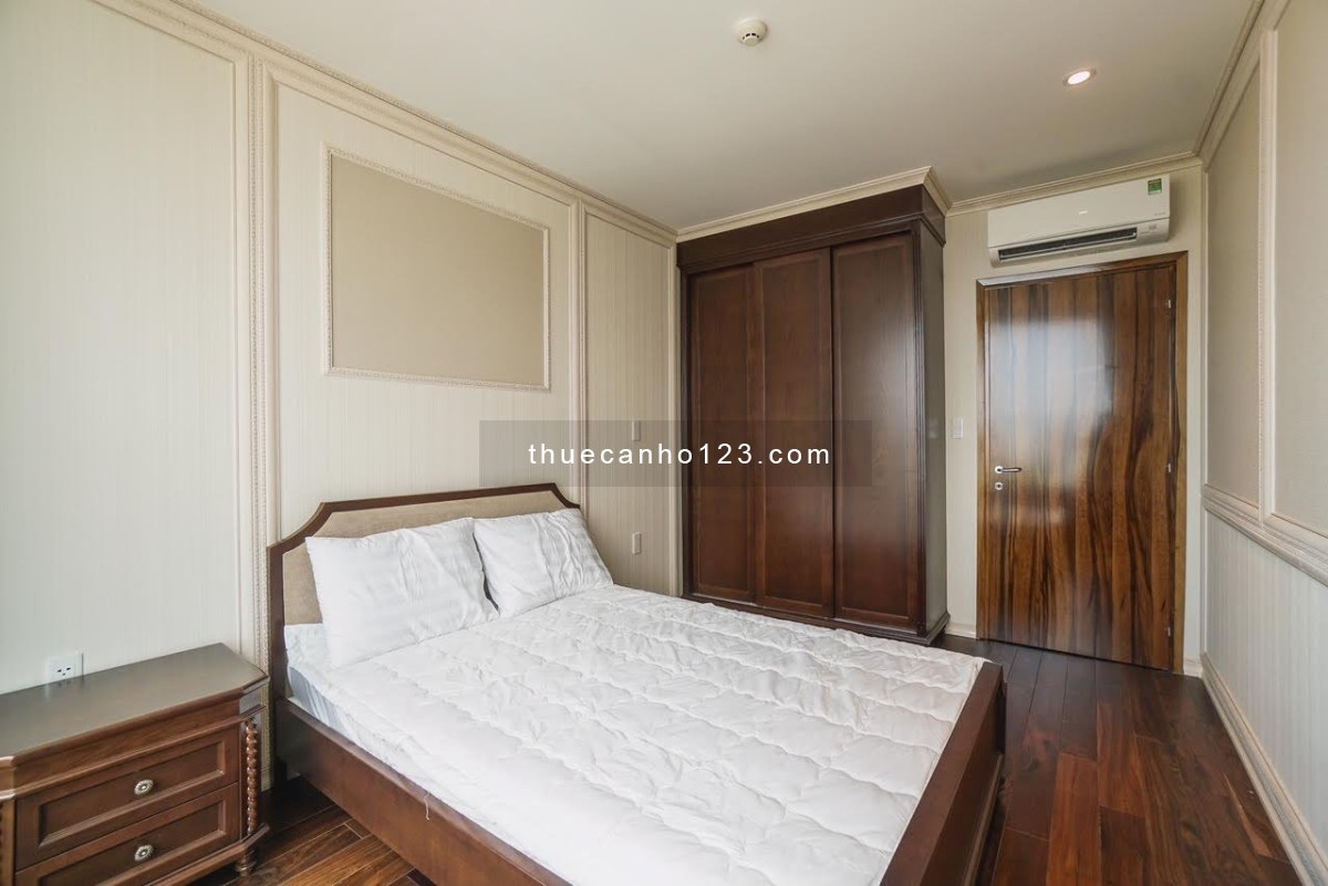 Cho thuê căn hộ Léman Luxury Apartments 76m2, 2PN, 2WC, Full NTCC. Giá: 24 tr/th