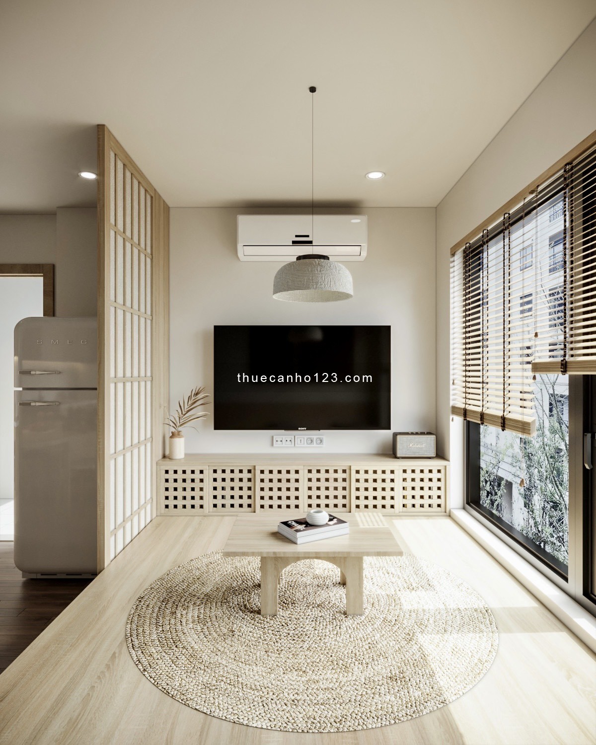 Chỉ 9tr/tháng thuê ngày căn 1PN+ Full nội thất, Luxury Style tại Smart City