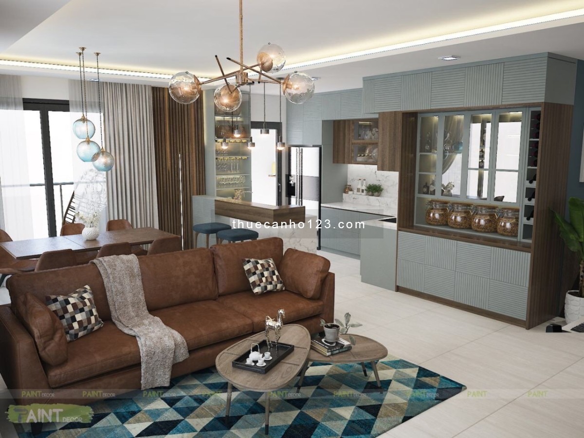 Cho thuê căn hộ chung cư cao cấp quận 2 – Đảo Kim Cương, 3 phòng ngủ 43 triệu