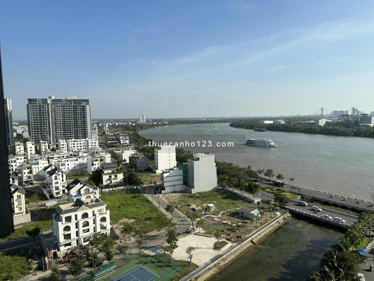 Cho thuê 3pn Đảo kim Cương 119m2, full nội thất, view sông Sài Gòn siêu mát, giá 33 triệu/th