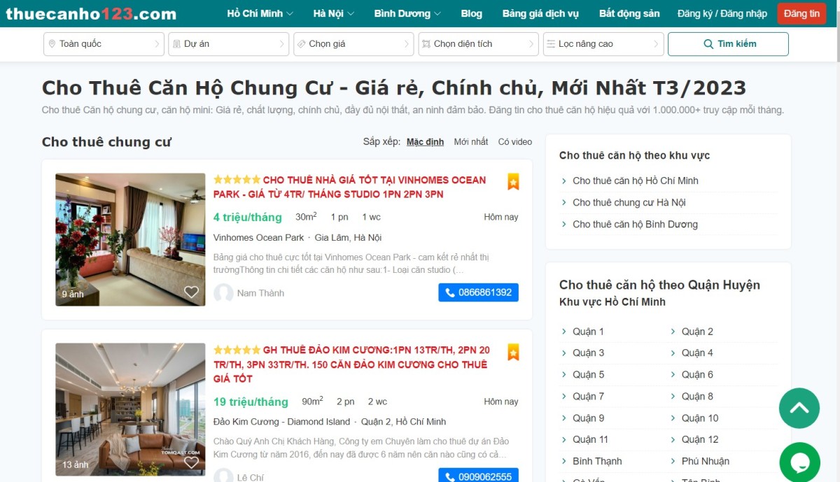 Chốt ngay khách hàng đầu tiên khi mới đăng tin trên website này