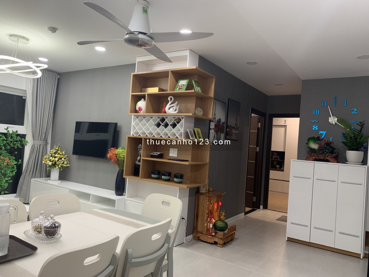 Cho thuê căn hộ ÂU CƠ TOWER 90m2, 3PN, 2WC, full Nội Thất. Giá Cho Thuê: 14 tr/th