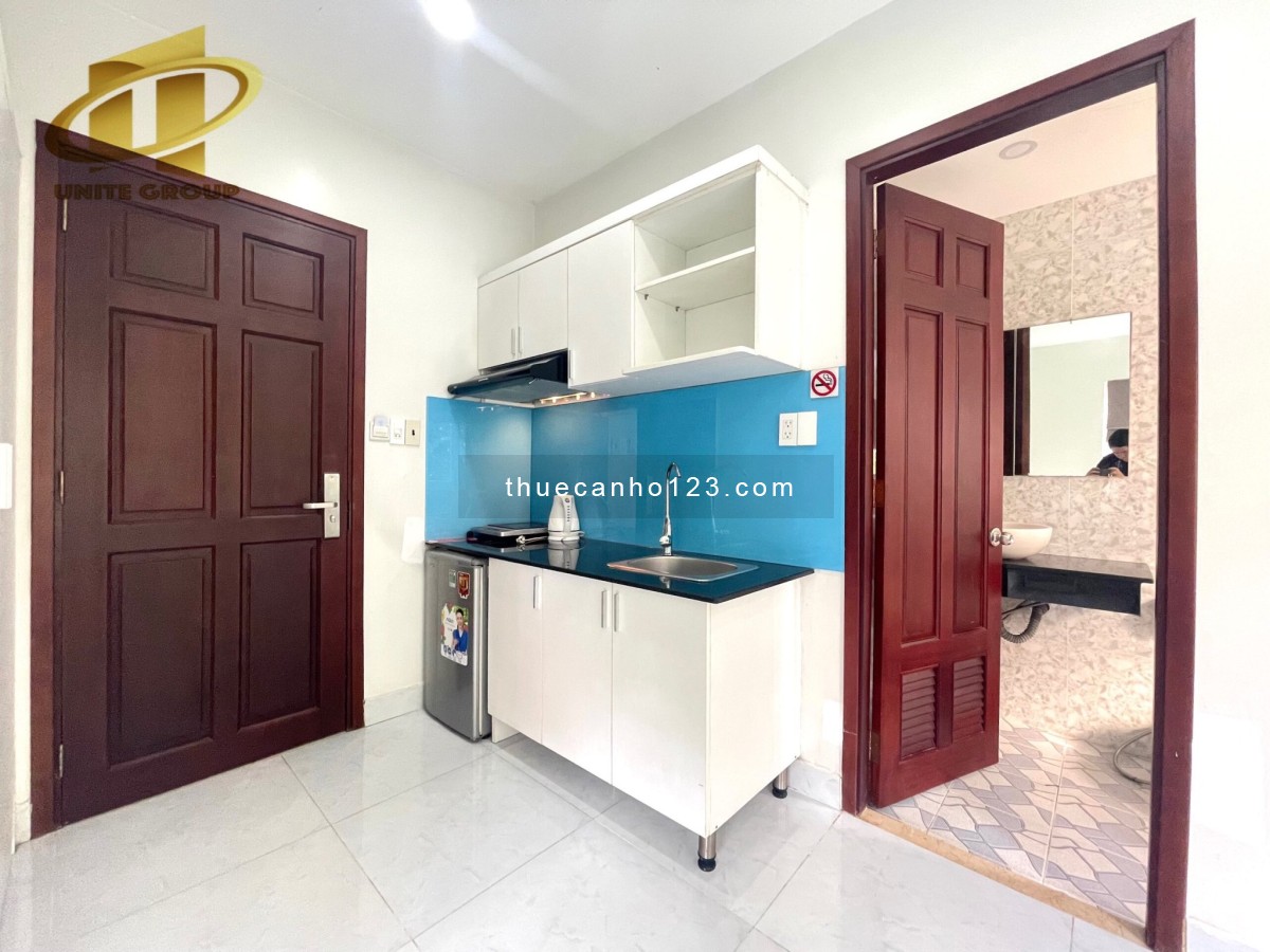 Căn hộ Studio cửa sổ lớn, thoáng, full nội thất, an ninh giá tốt