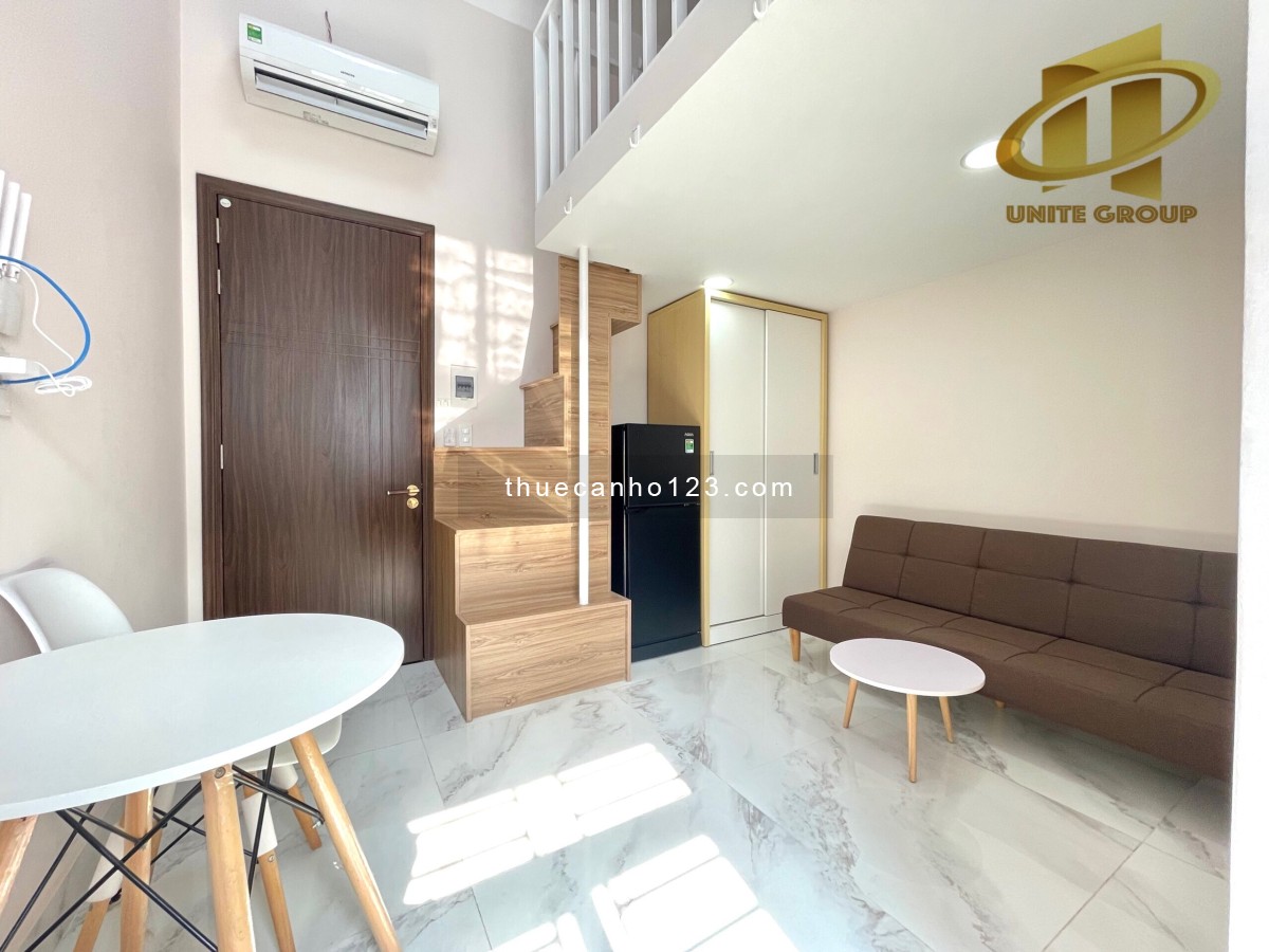 Studio_ Duplex full Nt mới xây Bancon- cửa sổ gần Lotte TDT Him Lam sát Quận 4