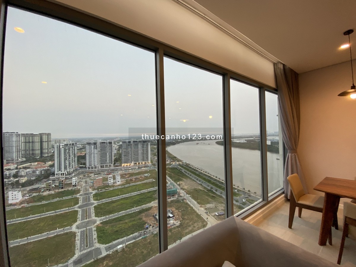 3PN Đảo Kim Cương cho thuê full nội thất view sông Sài Gòn đẹp mát, 119m2, giá thuê 42 tr/th