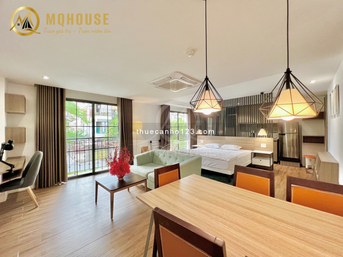 Cho thuê căn hộ studio - 1PN full nội thất, thiết kế hiện đại - Bao Phí đường CMT8