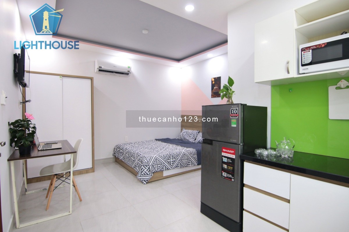 Cho thuê căn hộ đủ NT tại Tô Hiến Thành, Q10, giá từ 6.5 triệu